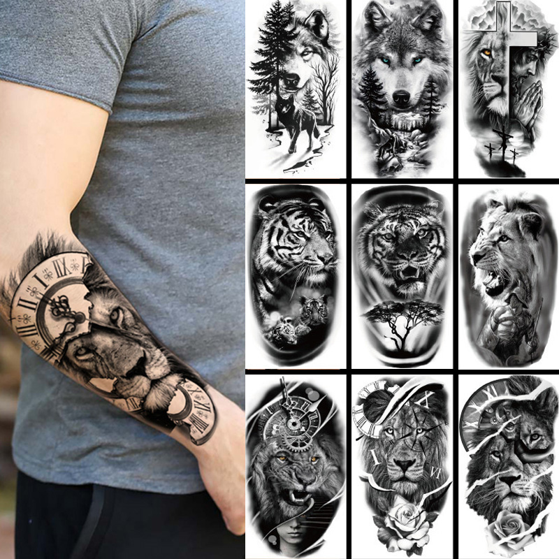 Body Jewelry Waterproof - Waterproof Temporary Tattoo Sticker Forest Big