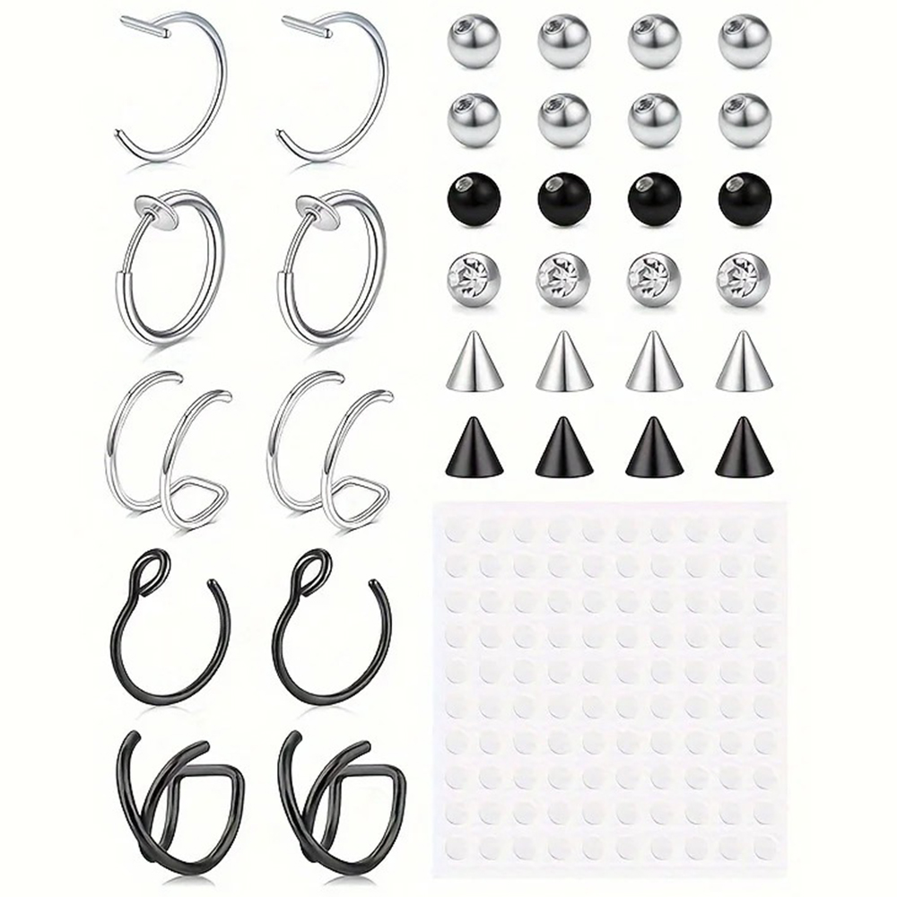 Body Jewelry Lip Ring - Fake Piercings Fake Lip Ring Fake