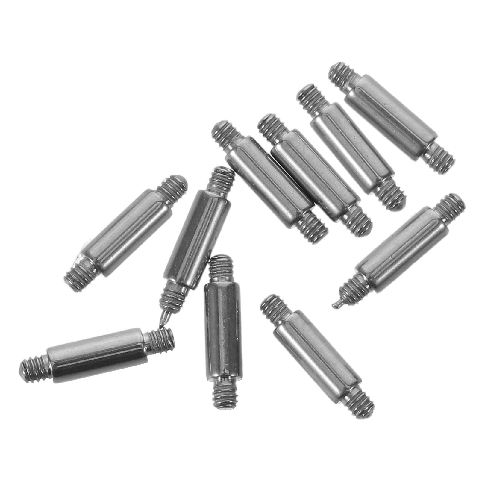 Body Jewelry Repair - 10Pcs 14G Titanium Double Threaded Ear