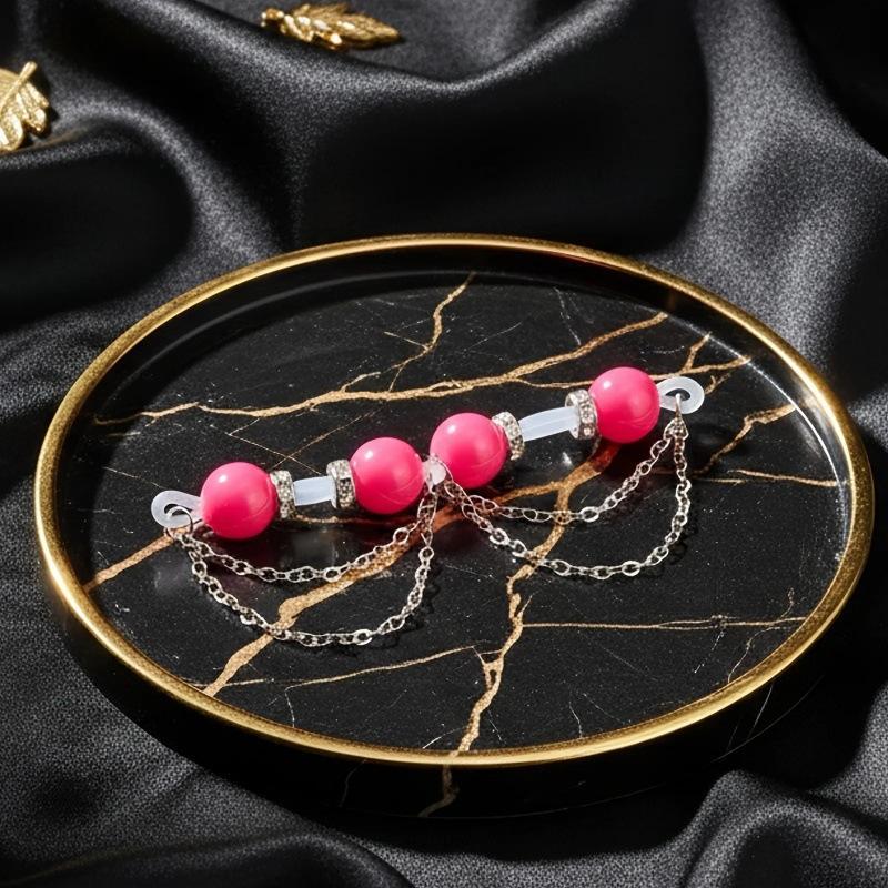 Body Jewelry Nipple Chain - Adjustable Double Layer Metal Chain Nipple
