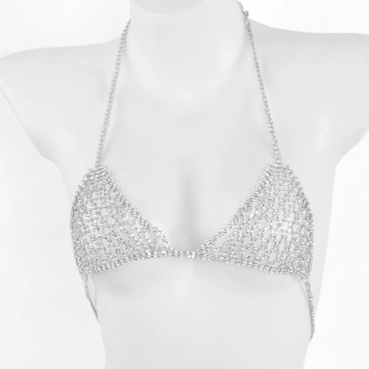 1 fashionable shiny rhinestone - Body Jewelry Chest ulasan dan harga