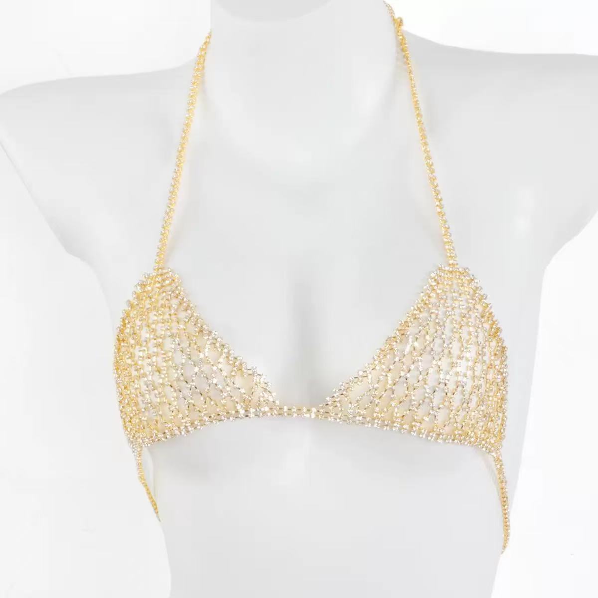 1 fashionable shiny rhinestone - Body Jewelry Chest ulasan dan harga