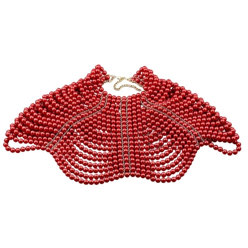 49MD Elegant Women Shawl Multi - Body Jewelry Chest ulasan dan harga