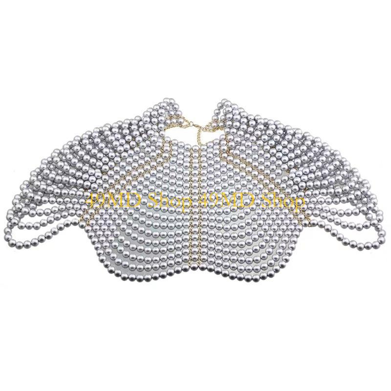 49MD Elegant Women Shawl Multi - Body Jewelry Chest ulasan dan harga