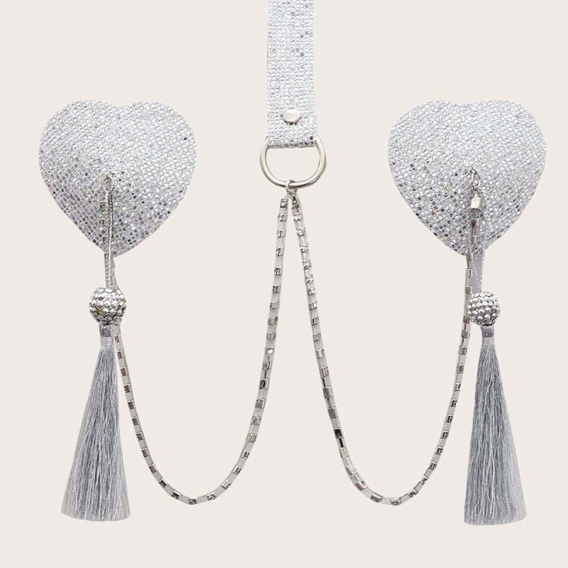 Western Fringe Pasties Chain w - Body Jewelry Nipple Chain ulasan dan harga