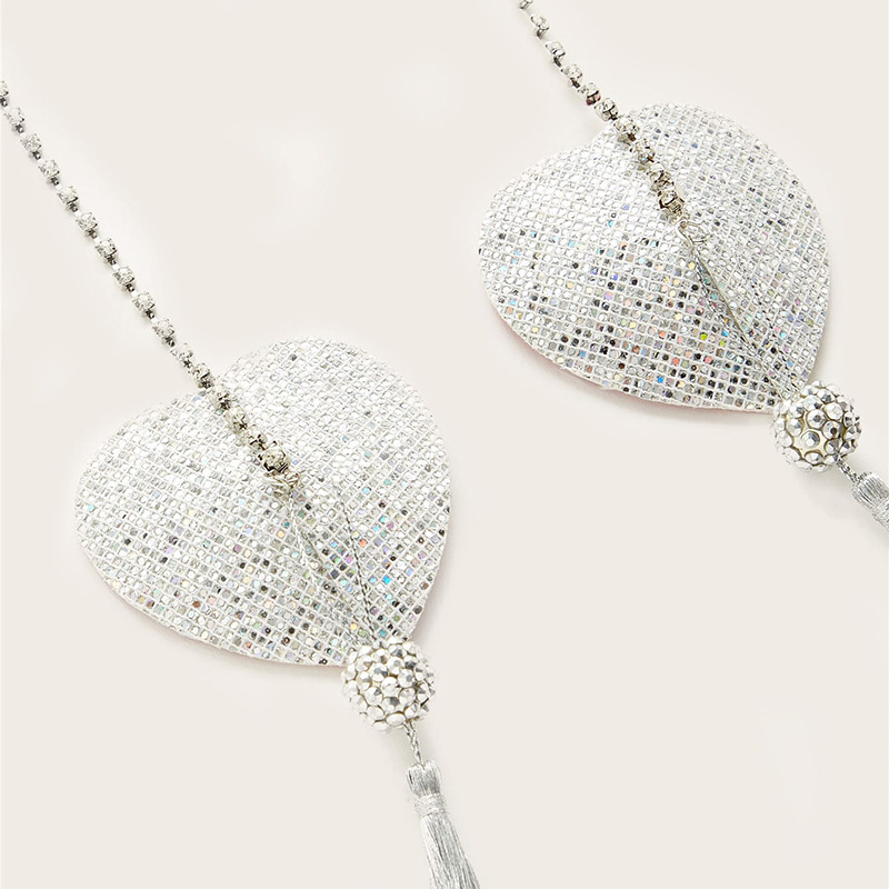 Western Fringe Pasties Chain w - Body Jewelry Nipple Chain ulasan dan harga
