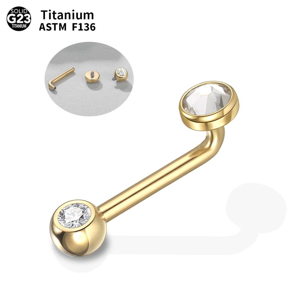 1/5PCS  Implant Grade Titanium - Body Jewelry Vch ulasan dan harga
