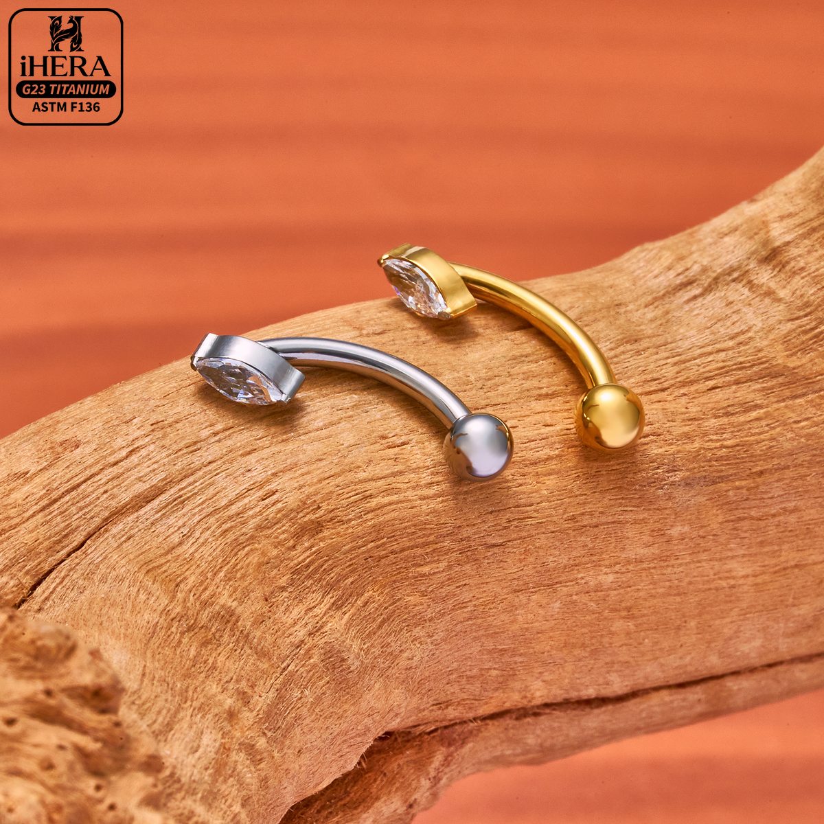 Screw Ball F136 Titanium Pierc - Body Jewelry Vertical Labret ulasan dan harga