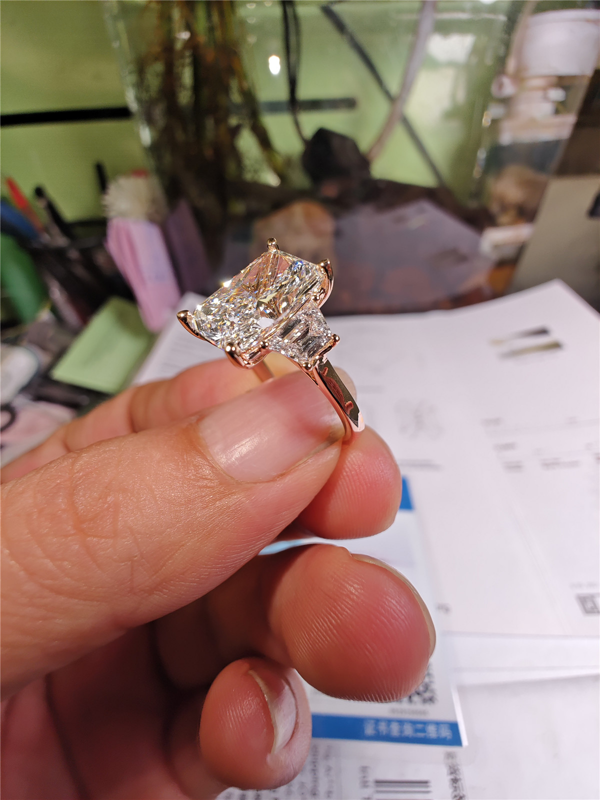 14K Gold Lab-Grown Diamond CVD - Body Jewelry Vch ulasan dan harga
