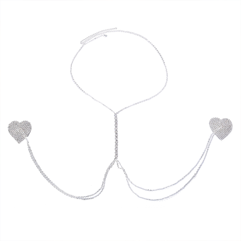 Stonefans Sexy Bikini Cross Rh - Body Jewelry Nipple Chain ulasan dan harga