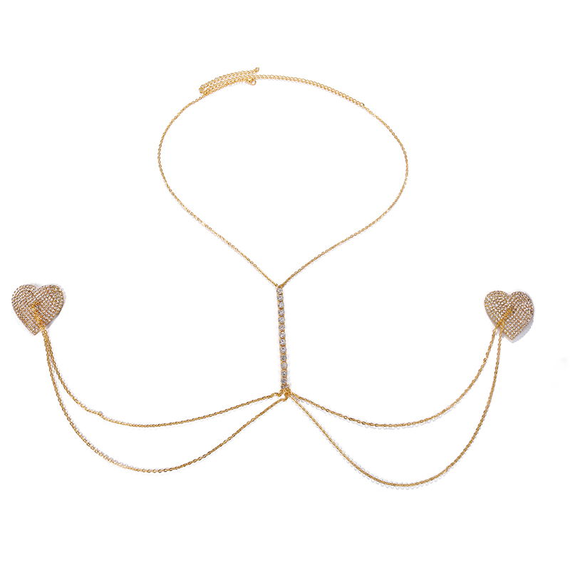 Stonefans Sexy Bikini Cross Rh - Body Jewelry Nipple Chain ulasan dan harga