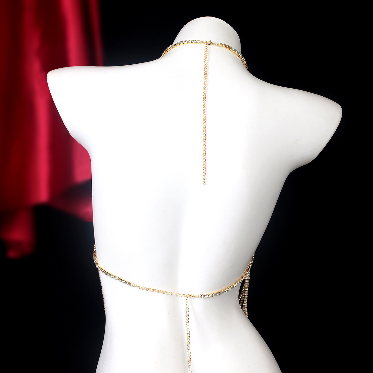 Luxurious Stripe Tassels Retro - Body Jewelry Chest ulasan dan harga