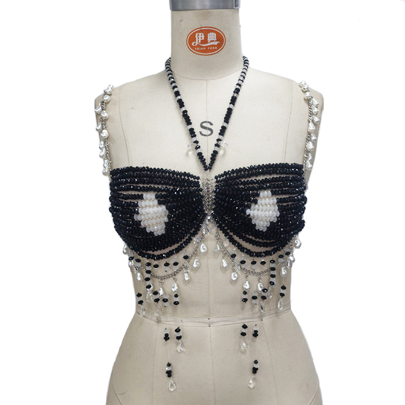Handmade Female Crystal Body C - Body Jewelry Nipple Chain ulasan dan harga