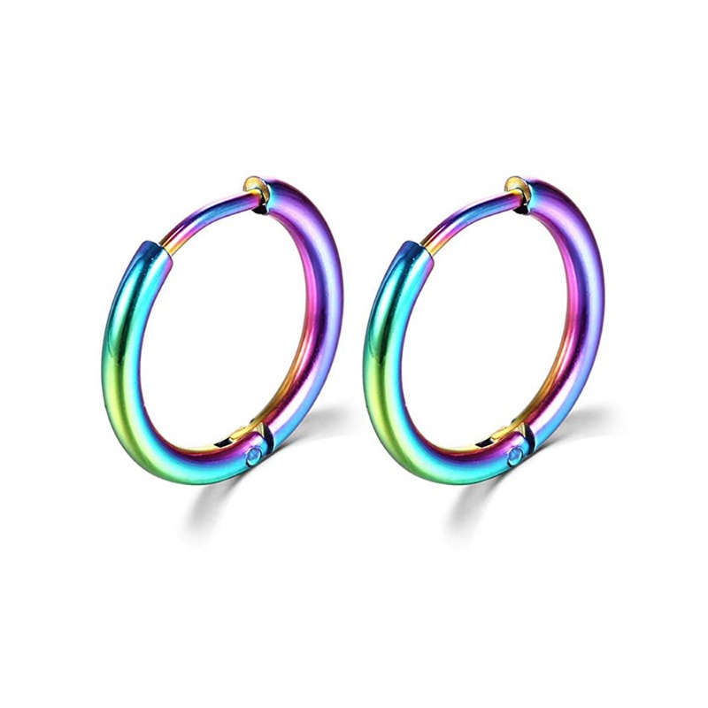 1Pair 316L Stainless Steel Sma - Conch Earring Hoop ulasan dan harga