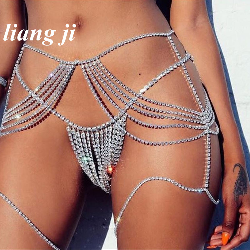 Sexy Body Chain Waist Chain Cr - Body Jewelry Chest ulasan dan harga