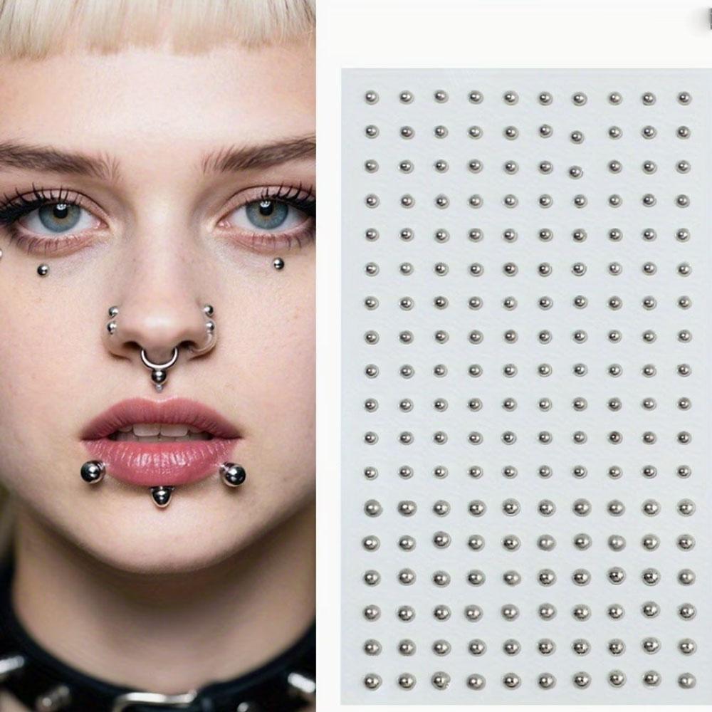 58-180pcs Set Non Piercing Lip - Body Jewelry Lip Ring ulasan dan harga
