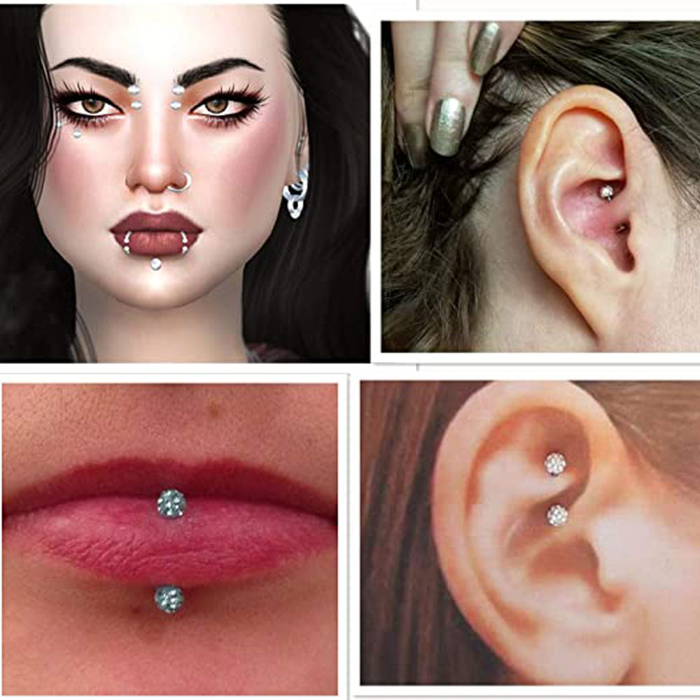 16G Forwards Helix Conch Rook  - Conch Earring Hoop ulasan dan harga