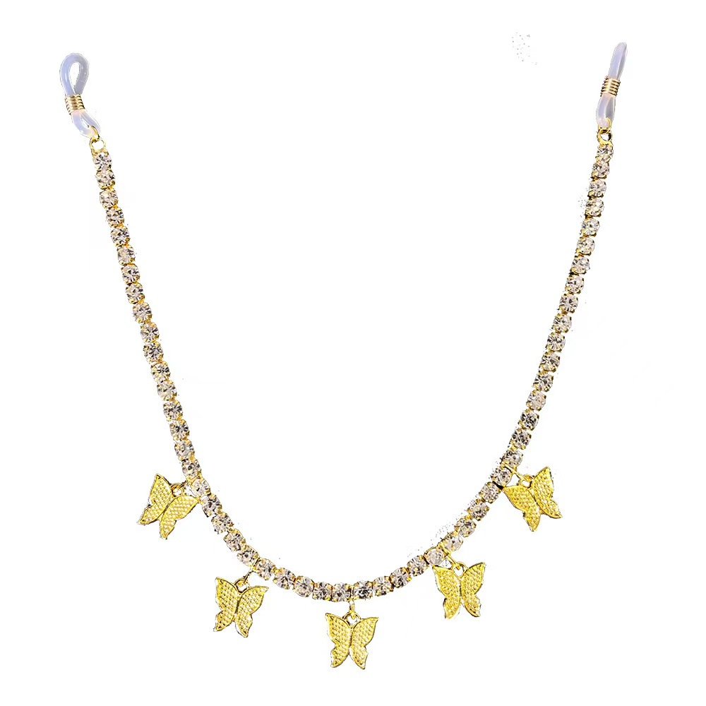 Butterfly Nipple Chain Non Pie - Body Jewelry Nipple Chain ulasan dan harga