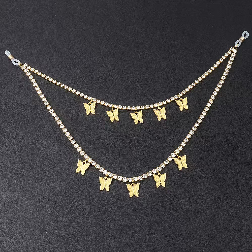 Butterfly Nipple Chain Non Pie - Body Jewelry Nipple Chain ulasan dan harga