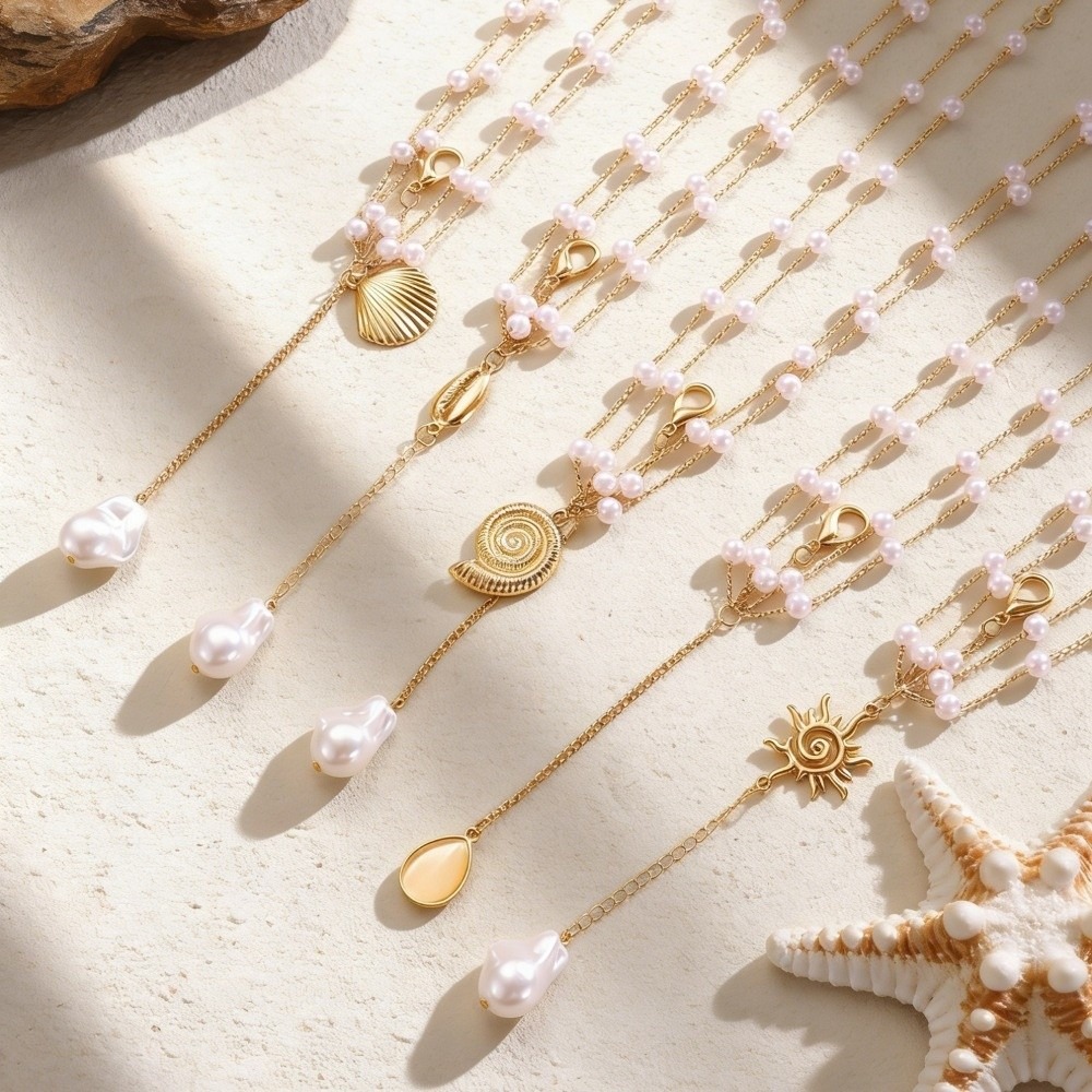Fashion Alloy Starfish Body Ch - Body Jewelry Chest ulasan dan harga