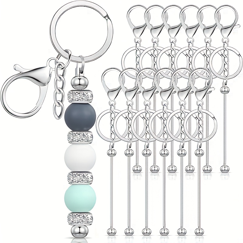 12pcs Detachable Iron Keychain - Body Jewelry Unique ulasan dan harga
