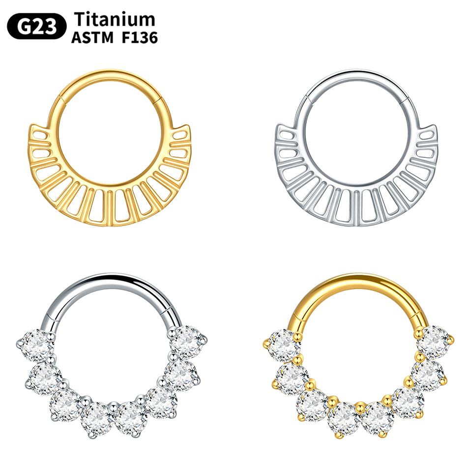 1PC 16G Septum Nose Hoop Ring  - Conch Earring Hoop ulasan dan harga