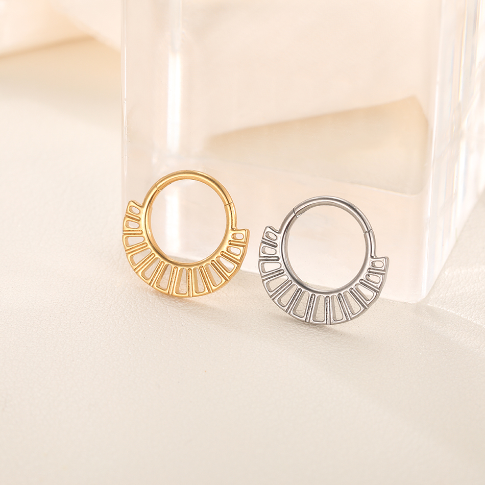 1PC 16G Septum Nose Hoop Ring  - Conch Earring Hoop ulasan dan harga