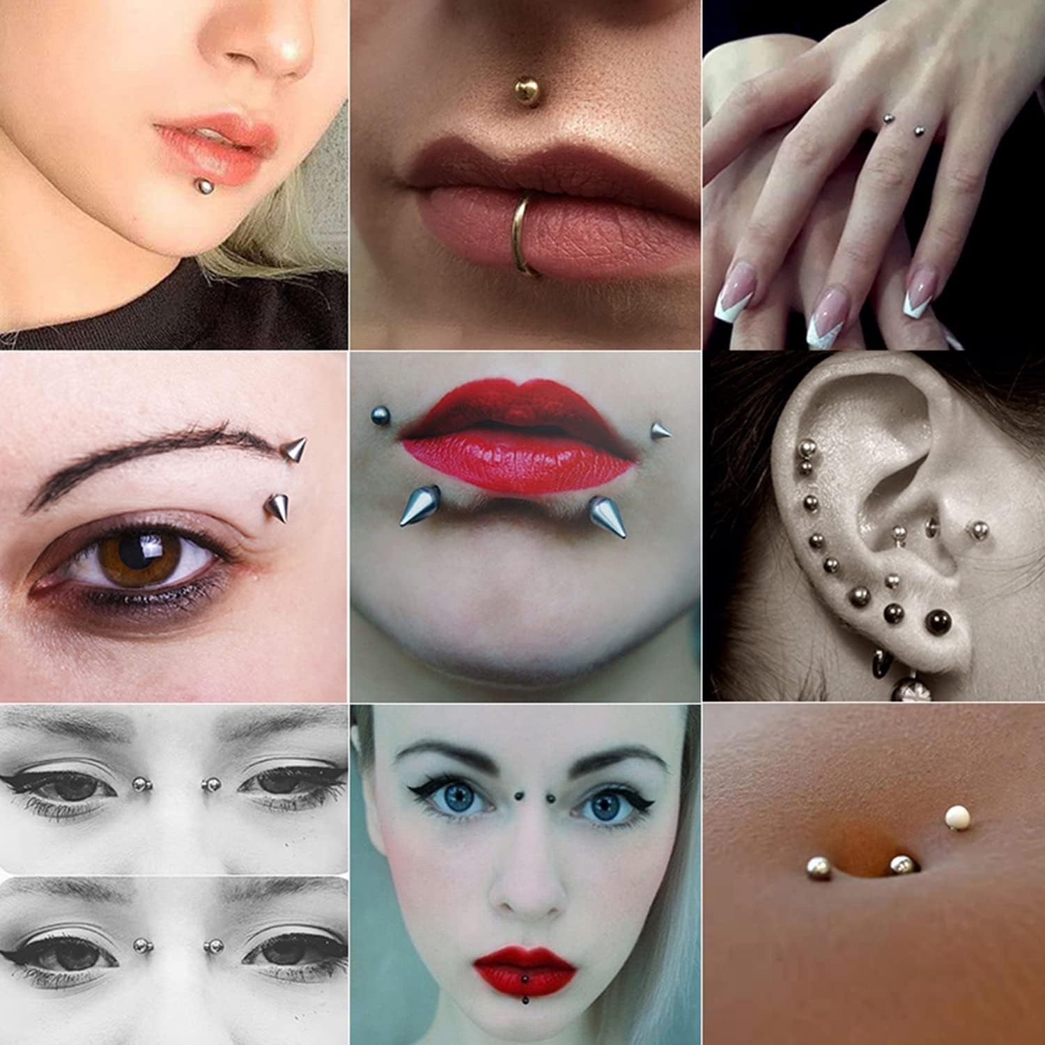 Drperfect Fake Eyebrow Ring Fa - Body Jewelry Lip Ring ulasan dan harga