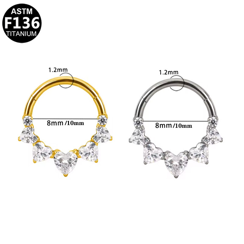 1PCS G23 Titanium Conch Hoop R - Conch Earring Hoop ulasan dan harga