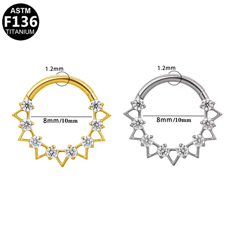 1PCS G23 Titanium Conch Hoop R - Conch Earring Hoop ulasan dan harga